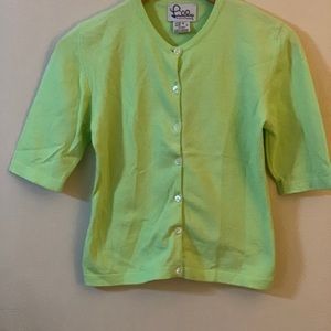 Lily Pulitzer Button up sweater S